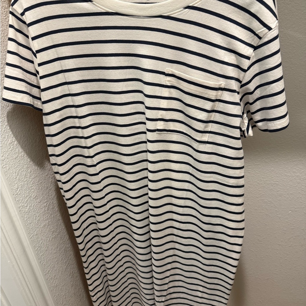 Classic Striped T-Shirt Dress